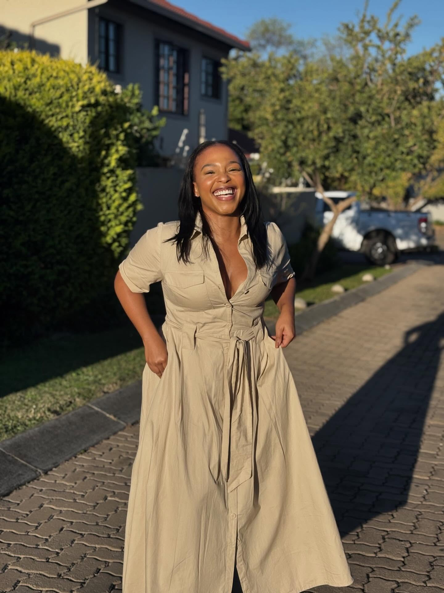 Nandisa Ngubelanga smiling outdoors